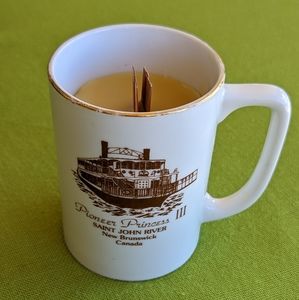 Vintage Canadian Coffee ☕ Mug Handmade Beeswax Candle 🕯️